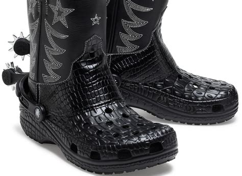 croc boots with spurs